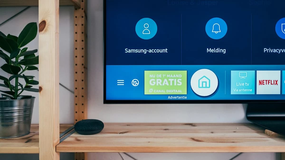 Application IPTV Smarters Pro configurée sur plusieurs appareils avec interface moderne