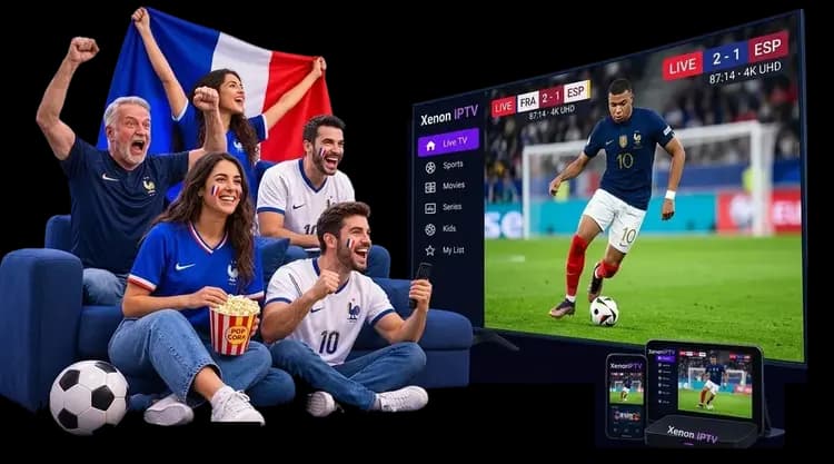Catalogue VOD illimité et chaînes TV en direct 4K - Xenon IPTV